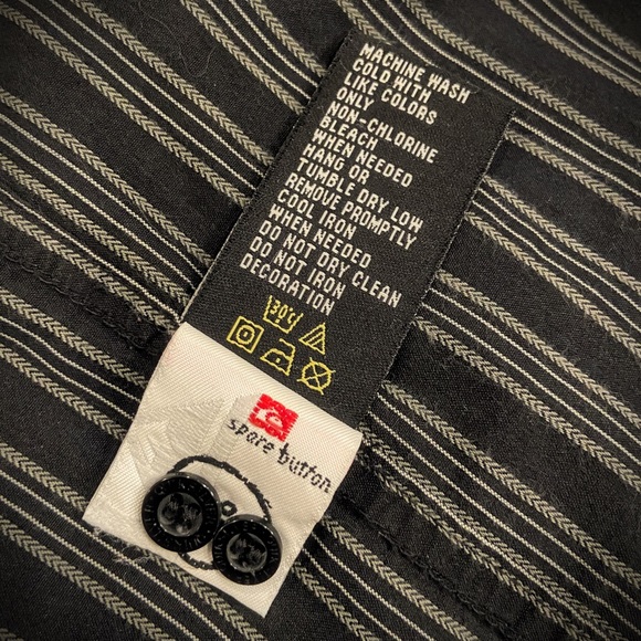 Quicksilver Slim Long Sleeve Button Down Casual Dress Shirt - Picture 5 of 12